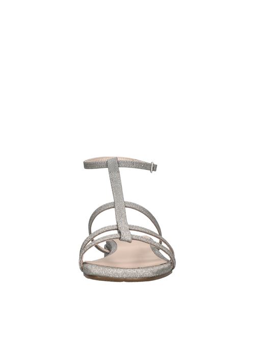 Sandali in tessuto microglitter LORENZO MARI | SAMU 03 MICROGLITTERARGENTO